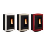 Extraflame Souvenir Lux EVO Pelletofen Majolika Tortora