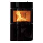 Austroflamm Fynn Xtra 2.0 Kaminofen Stahl / Schwarz, Glasfront Oben + Unten – Bild 2