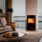 Austroflamm Fynn Xtra 2.0 Kaminofen Stahl / Schwarz, Glasfront Oben + Unten – Bild 6