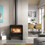 Hergom Glance L Kaminofen Gusseisen schwarz – Bild 6