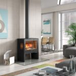 Hergom Glance L Kaminofen Gusseisen schwarz – Bild 7