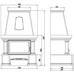 Haas+Sohn Genf III Kaminbausatz Ruivina
