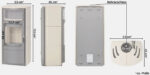 Hark Opera-B Kachel 7 kW creme – Bild 2