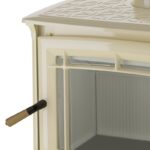 Hergom Shelburne Kaminofen Gusseisen Beige emailliert – Bild 4
