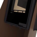 HS Flamingo Deluxe Island Kaminofen Braun – Bild 4