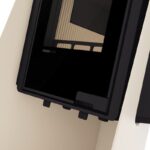 HS Flamingo Deluxe Island Kaminofen Creme – Bild 4