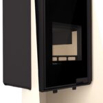 HS Flamingo Deluxe Island Kaminofen Creme – Bild 5