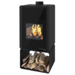 HS Flamingo Deluxe Pentai Kaminofen Schwarz – Bild 2