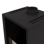 HS Flamingo Deluxe Pentai Kaminofen Schwarz – Bild 5