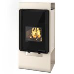 HS Flamingo Deluxe Singa Kaminofen Creme – Bild 4