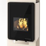 HS Flamingo Deluxe Singa Kaminofen Creme – Bild 2