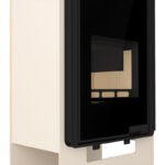 HS Flamingo Deluxe Singa Kaminofen Creme – Bild 3