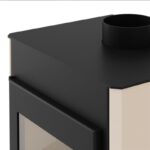 HS Flamingo Espo 3 Kaminofen Creme – Bild 5