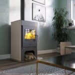 HS Flamingo Espo 3 Kaminofen Creme – Bild 6