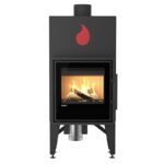 HS Flamingo S5 Kamineinsatz Stahl Schwarz Automatic – Bild 3