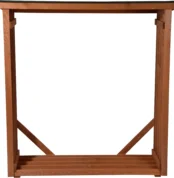 Dobar Kaminholzregal 56090E Kiefernholz 140 cm x 50 cm x 143 cm