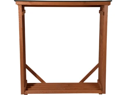 Dobar Kaminholzregal 56090E Kiefernholz 140 cm x 50 cm x 143 cm