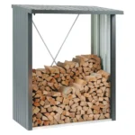 Biohort Kaminholzregal WoodStock 150 Dunkelgrau-Metallic