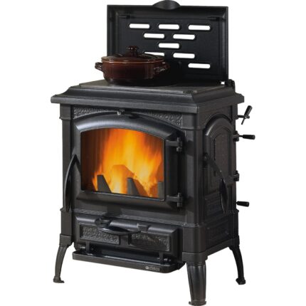 Firefix Küchenofen Isetta Gusseisen Schwarz 7,3 kW
