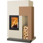 Haas+Sohn Ascim II Kaminofen Wärmespeicherbeton Weiß 7,5 kW