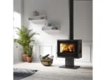 Panadero Loire 3V EcoDesign drei Kaminofen Stahl Schwarz 8 kW