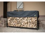 ShelterLogic Kaminholzregal mit Wetterschutz 239 cm x 36 cm