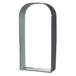 Floraworld Holzunterstand Rundbogen 103 cm x 43 cm x 200 cm