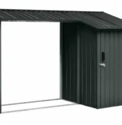 Floraworld Kaminholzregal mit Geräteraum