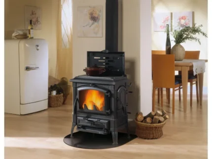 Firefix Küchenofen Isetta Gusseisen Schwarz 7,3 kW