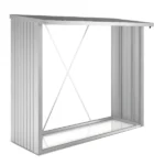 Biohort Kaminholzregal WoodStock 230 Silber-Metallic