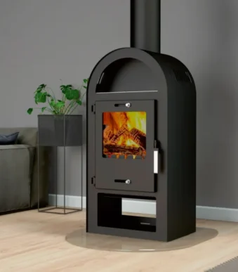ACCENTE Kaminofen Magna 3.0 UNI-1963 3.0 Stahl Schwarz 7 kW