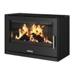 Justus Dias XL Kaminofen Stahl Schwarz – Bild 2