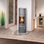 Justus Faro W+ 2.0 Kaminofen Stahl Gussgrau mit Speckstein-Verkleidung – Bild 6