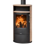 Justus Island 7 2.0 Kaminofen Stahl Schwarz / Keramik Coretto – Bild 2