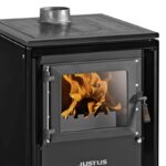 Justus Rustico-50 2.0 Küchenofen Schwarz – Bild 3