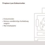 Fireplace Lyon Eckkaminofen Stahl Schwarz | Speckstein – Bild 7