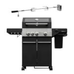 Feuergott Gas-Grillstation Hektor 4B-S inkl. Abdeckhaube