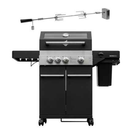 Feuergott Gas-Grillstation Hektor 4B-S inkl. Abdeckhaube