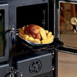 La Nordica Rosetta 5.0 Majolika Küchenofen Bordeaux – Bild 6