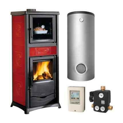 Extraflame Virna Idro Bianco Set + Kombispeicher THKE 600 + SWT