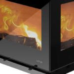 Lotus Unico 11 Kamineinsatz Schwarz / Scharniere links – Bild 2