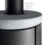 Novaline Aria Pura Kaminofen Stahl Schwarz – Bild 9