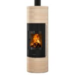 Oranier Arkona W+ 2.0 Kaminofen Stahl Schwarz / Keramik Corretto – Bild 2