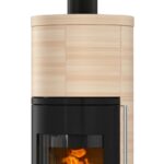 Oranier Arkona W+ 2.0 Kaminofen Stahl Schwarz / Keramik Corretto – Bild 3