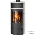 Oranier Polar Neo 4 Kaminofen Stahl Schwarz / Keramik Seidenweiß – Bild 3