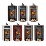 Oranier Polar Neo Eck Kaminofen Stahl Schwarz / Keramik Namib – Bild 7