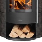 Oranier Polar Neo Eck Kaminofen Stahl Schwarz / Keramik Namib – Bild 4