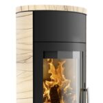 Oranier Polar W+ 2.0 Kaminofen Stahl Schwarz / Sandstein – Bild 3