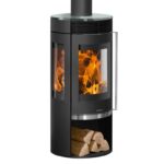 Oranier Rota TRE 2.0 Kaminofen Stahl Schwarz mit Glas-Abdeckplatte – Bild 2