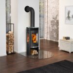 Oranier Rota TRE 2.0 Kaminofen Stahl Schwarz mit Glas-Abdeckplatte – Bild 4